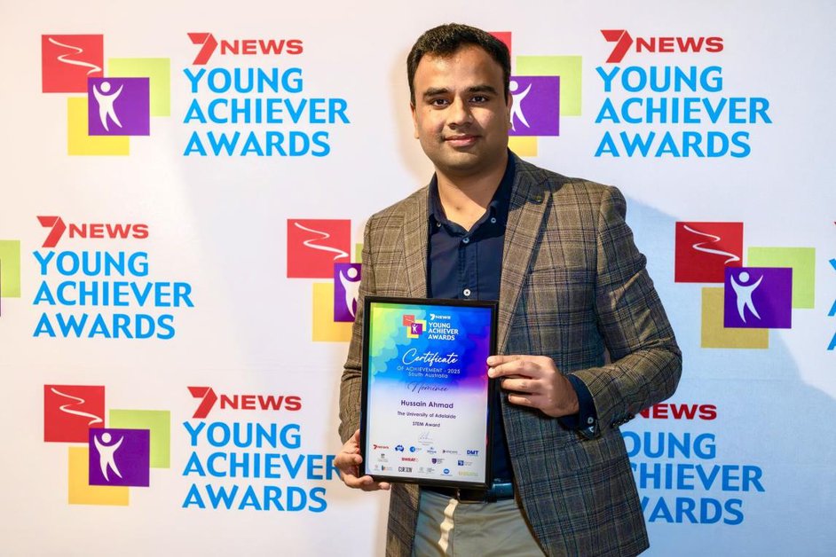 7NEWS Young Achiever Awards Certificate Presentation