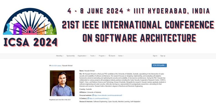 ICSA 2024 Conference Profile