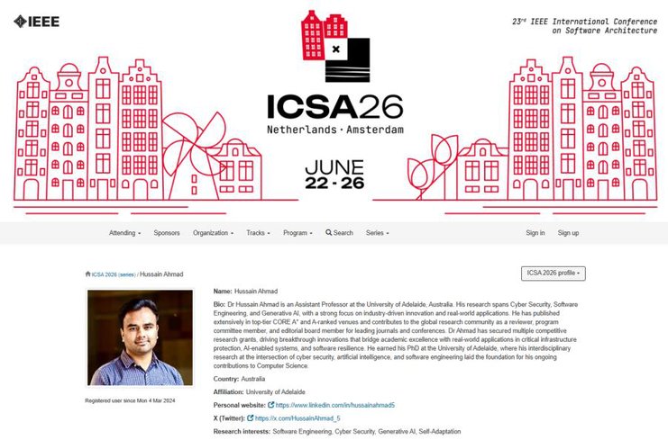 ICSA 2026 Conference Profile
